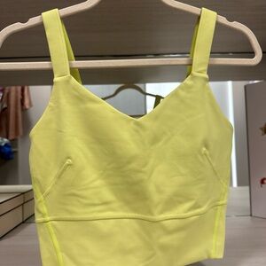 Lululemon Athletica Neon Yellow Tank Top